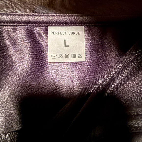 Perfect Corset Satin Bustier in Deep Purple - Picture 6 of 6